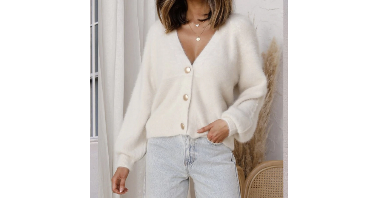 Cardigan mohair Trocadero pour femme L Atelier des Parisiennes